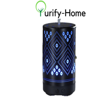 Charger l'image dans la galerie, Diffuseur d'huile essentielle métal 100ml veilleuses colorées - Purify-Home