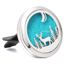 Charger l'image dans la galerie, Aromatherapy Jewelry Cute Cat Car Air Diffuser Stainless Steel Vent Freshener Car Essential Oil Diffuser Perfume Necklace Locket