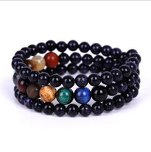 Charger l'image dans la galerie, Galaxy Solar System Bracelet Universe Nine Planets Natural Stone Stars Earth Moon Bracelet For Women Man Fashion Jewelry