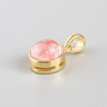 Charger l'image dans la galerie, 925 Sterling Silver Pendant Natural Malachite Labradorite Crystal Agate Opal Moonstone Gem Necklace Women Fashion Jewelry Making