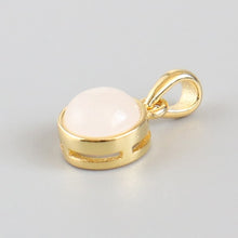 Charger l'image dans la galerie, 925 Sterling Silver Pendant Natural Malachite Labradorite Crystal Agate Opal Moonstone Gem Necklace Women Fashion Jewelry Making