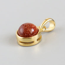 Charger l'image dans la galerie, 925 Sterling Silver Pendant Natural Malachite Labradorite Crystal Agate Opal Moonstone Gem Necklace Women Fashion Jewelry Making