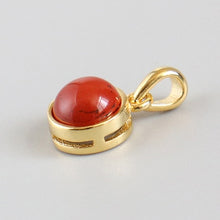 Charger l'image dans la galerie, 925 Sterling Silver Pendant Natural Malachite Labradorite Crystal Agate Opal Moonstone Gem Necklace Women Fashion Jewelry Making