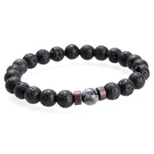 Charger l'image dans la galerie, Men Bracelet Natural Moonstone Bead Tibetan Buddha Bracelet chakra Lava Stone Diffuser Bracelets Men Jewelry gift Drop Shipping