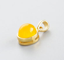 Charger l'image dans la galerie, 925 Sterling Silver Pendant Natural Malachite Labradorite Crystal Agate Opal Moonstone Gem Necklace Women Fashion Jewelry Making