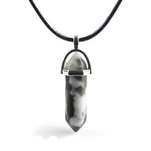 Charger l'image dans la galerie, Natural Stone Necklace Hexagonal Column Pendant Natural Crystal Pendants Hexagonal Column Bullet Hexagonal Necklace Women