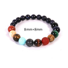 Charger l'image dans la galerie, Lovers Eight Planets Natural Stone Bracelet Universe Yoga Chakra Galaxy Solar System Beads Bracelets for Men Women Jewelry