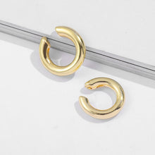 Charger l'image dans la galerie, Punk Rock Gold Color Clip Earrings No Piercing Trendy Link Chain Earcuffs Statement Cartilage Earrings for Women Party Jewelry