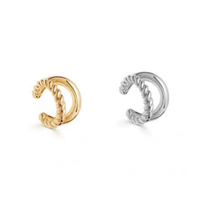 Charger l'image dans la galerie, Punk Rock Gold Color Clip Earrings No Piercing Trendy Link Chain Earcuffs Statement Cartilage Earrings for Women Party Jewelry