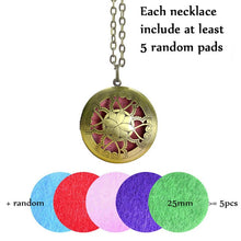 Charger l'image dans la galerie, 1pc 28' Chain Pads Antique Bronze Aromatherapy Pendants Essential Oil Perfume Aroma Diffuser Necklace Locket Necklace