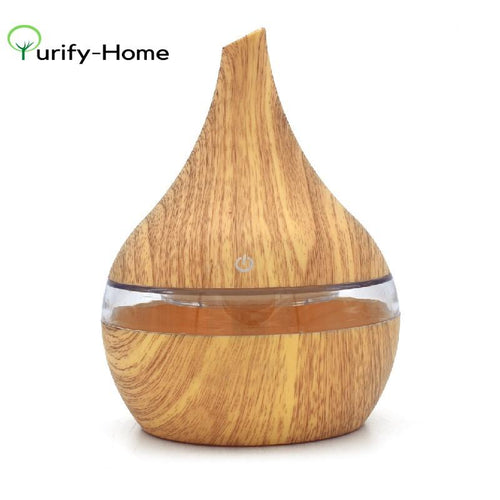 Diffuseur huile essentielle humidificateur modèle bois 300ml - Purify-Home - diffuseur d'huiles essentielles Diffuseur huiles essentielles Purify-Home 