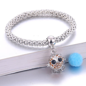 Creative Aromatherapy Bracelet Jewelry perfume Aroma Diffuser Essential Oil Diffuser Pendant Locket Bracelet With Pads