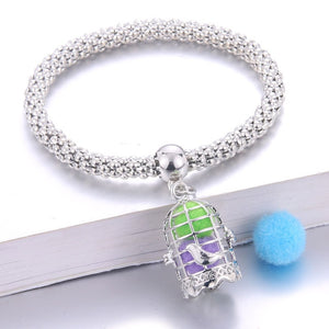 Creative Aromatherapy Bracelet Jewelry perfume Aroma Diffuser Essential Oil Diffuser Pendant Locket Bracelet With Pads