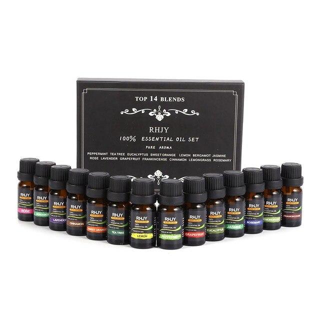 Coffret huiles essentielles 14 pièces 10 ml pour diffuseur - Purify-Home - Huile essentielle Huiles essentielles Purify-Home 