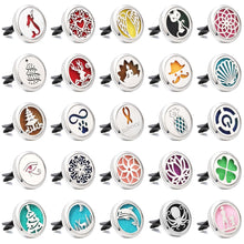 Charger l&#39;image dans la galerie, Aromatherapy Jewelry Cute Cat Car Air Diffuser Stainless Steel Vent Freshener Car Essential Oil Diffuser Perfume Necklace Locket
