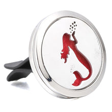 Charger l&#39;image dans la galerie, Aromatherapy Jewelry Cute Cat Car Air Diffuser Stainless Steel Vent Freshener Car Essential Oil Diffuser Perfume Necklace Locket
