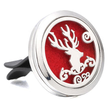 Charger l&#39;image dans la galerie, Aromatherapy Jewelry Cute Cat Car Air Diffuser Stainless Steel Vent Freshener Car Essential Oil Diffuser Perfume Necklace Locket
