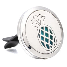 Charger l&#39;image dans la galerie, Aromatherapy Jewelry Cute Cat Car Air Diffuser Stainless Steel Vent Freshener Car Essential Oil Diffuser Perfume Necklace Locket
