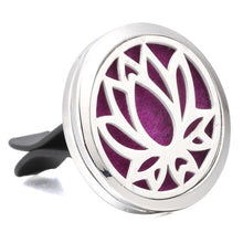 Charger l&#39;image dans la galerie, Aromatherapy Jewelry Cute Cat Car Air Diffuser Stainless Steel Vent Freshener Car Essential Oil Diffuser Perfume Necklace Locket

