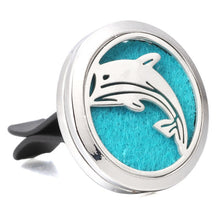 Charger l&#39;image dans la galerie, Aromatherapy Jewelry Cute Cat Car Air Diffuser Stainless Steel Vent Freshener Car Essential Oil Diffuser Perfume Necklace Locket
