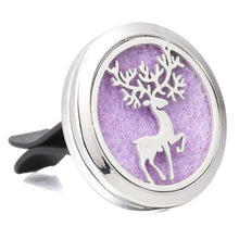 Charger l&#39;image dans la galerie, Aromatherapy Jewelry Cute Cat Car Air Diffuser Stainless Steel Vent Freshener Car Essential Oil Diffuser Perfume Necklace Locket
