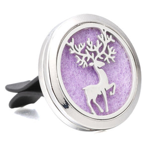 Aromatherapy Jewelry Cute Cat Car Air Diffuser Stainless Steel Vent Freshener Car Essential Oil Diffuser Perfume Necklace Locket