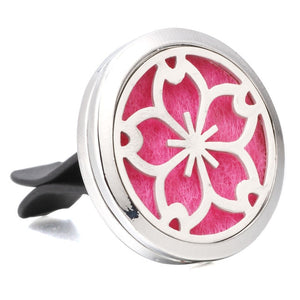 Aromatherapy Jewelry Cute Cat Car Air Diffuser Stainless Steel Vent Freshener Car Essential Oil Diffuser Perfume Necklace Locket