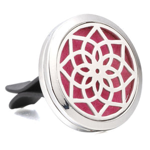 Aromatherapy Jewelry Cute Cat Car Air Diffuser Stainless Steel Vent Freshener Car Essential Oil Diffuser Perfume Necklace Locket