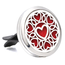 Charger l&#39;image dans la galerie, Aromatherapy Jewelry Cute Cat Car Air Diffuser Stainless Steel Vent Freshener Car Essential Oil Diffuser Perfume Necklace Locket

