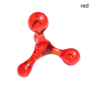 Handheld Arch Body Massager Health Balance Four Ball Back Mini Massage Stick Relax  Acupressure Health Massage Tool Dropshipping