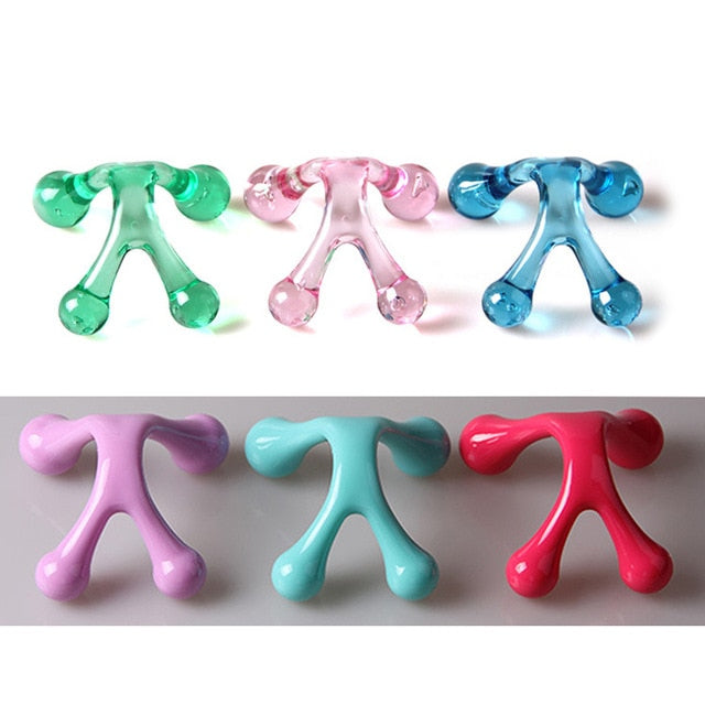 Handheld Arch Body Massager Health Balance Four Ball Back Mini Massage Stick Relax  Acupressure Health Massage Tool Dropshipping