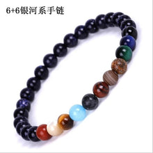 Charger l&#39;image dans la galerie, Galaxy Solar System Bracelet Universe Nine Planets Natural Stone Stars Earth Moon Bracelet For Women Man Fashion Jewelry

