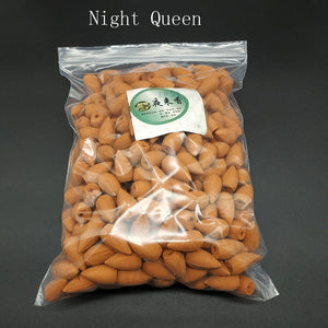 F Wholesale Backflow Incense Cones Bulk Sale Sandalwood Rose Lavender Cone Incense 100g/ 300g/ 500g /1000g Indian Incense