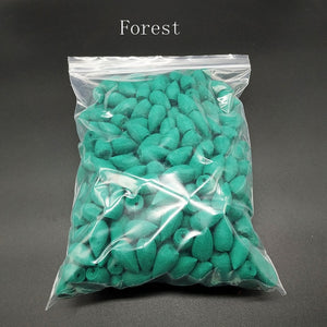 F Wholesale Backflow Incense Cones Bulk Sale Sandalwood Rose Lavender Cone Incense 100g/ 300g/ 500g /1000g Indian Incense