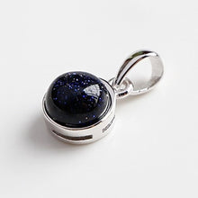 Charger l&#39;image dans la galerie, 925 Sterling Silver Pendant Natural Malachite Labradorite Crystal Agate Opal Moonstone Gem Necklace Women Fashion Jewelry Making
