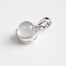 Charger l&#39;image dans la galerie, 925 Sterling Silver Pendant Natural Malachite Labradorite Crystal Agate Opal Moonstone Gem Necklace Women Fashion Jewelry Making
