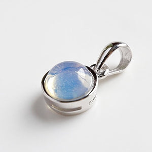 925 Sterling Silver Pendant Natural Malachite Labradorite Crystal Agate Opal Moonstone Gem Necklace Women Fashion Jewelry Making