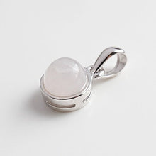 Charger l&#39;image dans la galerie, 925 Sterling Silver Pendant Natural Malachite Labradorite Crystal Agate Opal Moonstone Gem Necklace Women Fashion Jewelry Making
