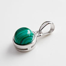 Charger l&#39;image dans la galerie, 925 Sterling Silver Pendant Natural Malachite Labradorite Crystal Agate Opal Moonstone Gem Necklace Women Fashion Jewelry Making
