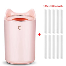Charger l&#39;image dans la galerie, 3300ml Ultrasonic Air Humidifier  Two  Port Strong Spray USB Diffuser with Changing LED Light Fogger Mist Maker for Office
