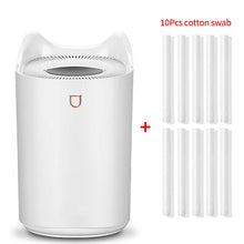 Charger l&#39;image dans la galerie, 3300ml Ultrasonic Air Humidifier  Two  Port Strong Spray USB Diffuser with Changing LED Light Fogger Mist Maker for Office
