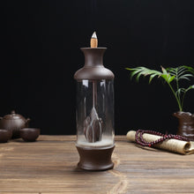 Charger l&#39;image dans la galerie, Fashion Auspicious Dragon Backflow Incense Burner Clear Cover Ceramic Crafts Teahouse Ornaments Beautiful Home Decor Cone Censer
