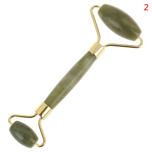 New Green Facial Jade Roller Massager Eye Face Neck Relaxation Slimming Tool Jade Roller Massager Face Body Head Neck Foot Stone