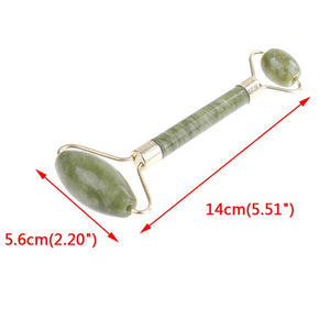 New Green Facial Jade Roller Massager Eye Face Neck Relaxation Slimming Tool Jade Roller Massager Face Body Head Neck Foot Stone