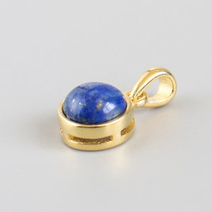 925 Sterling Silver Pendant Natural Malachite Labradorite Crystal Agate Opal Moonstone Gem Necklace Women Fashion Jewelry Making