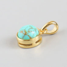 Charger l&#39;image dans la galerie, 925 Sterling Silver Pendant Natural Malachite Labradorite Crystal Agate Opal Moonstone Gem Necklace Women Fashion Jewelry Making
