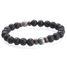 Charger l&#39;image dans la galerie, Men Bracelet Natural Moonstone Bead Tibetan Buddha Bracelet chakra Lava Stone Diffuser Bracelets Men Jewelry gift Drop Shipping
