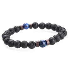 Charger l&#39;image dans la galerie, Men Bracelet Natural Moonstone Bead Tibetan Buddha Bracelet chakra Lava Stone Diffuser Bracelets Men Jewelry gift Drop Shipping
