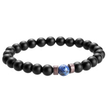 Charger l&#39;image dans la galerie, Men Bracelet Natural Moonstone Bead Tibetan Buddha Bracelet chakra Lava Stone Diffuser Bracelets Men Jewelry gift Drop Shipping
