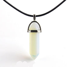 Charger l&#39;image dans la galerie, Natural Stone Necklace Hexagonal Column Pendant Natural Crystal Pendants Hexagonal Column Bullet Hexagonal Necklace Women
